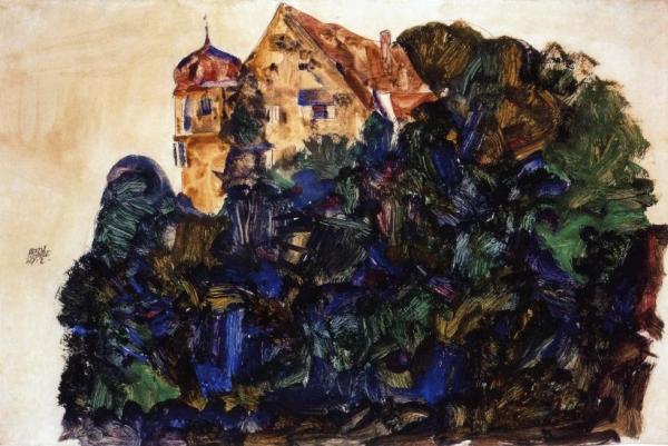 Deuring Castle, Bregenz by Egon Schiele