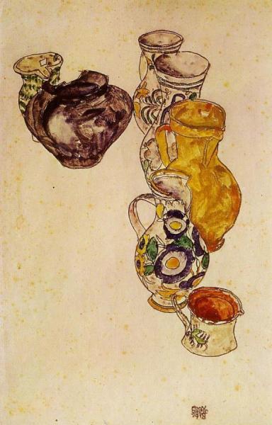 Peasants' Jug by Egon Schiele