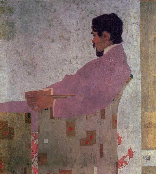 Portrait Of The Painter Anton Peschka by Egon Schiele