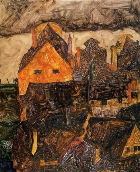Egon Schiele The Old City I