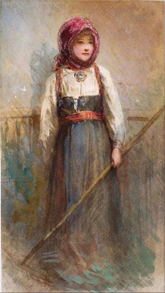 Norwegian Girl by Egron Sillif Lundgren