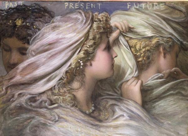 The Fates - Past, Present, Future by Egron Sillif Lundgren Oil Painting Reproductions