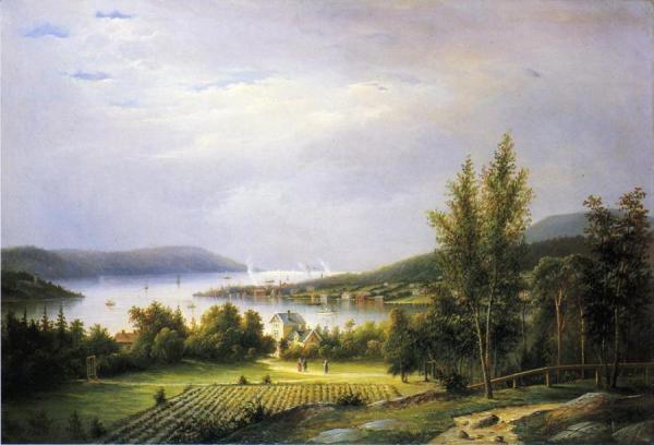 A Harbour Inlet by Ehrnfried Wahlqvist