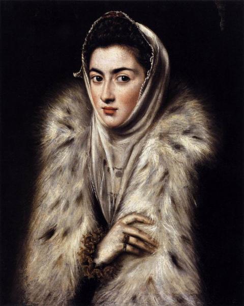 El Greco A Lady In A Fur Wrap