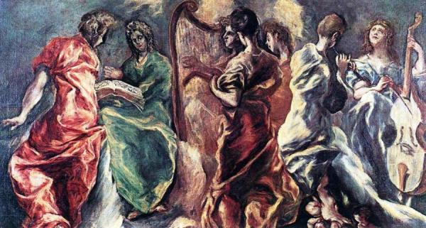 Angelic Concert by El Greco