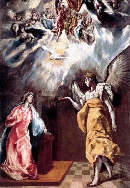Annunciation by El Greco