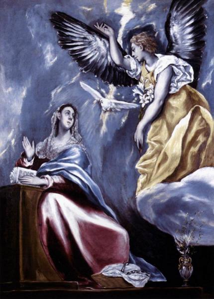 Annunciation by El Greco