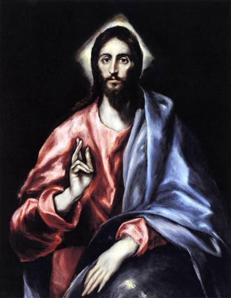 El Greco Christ As Saviour