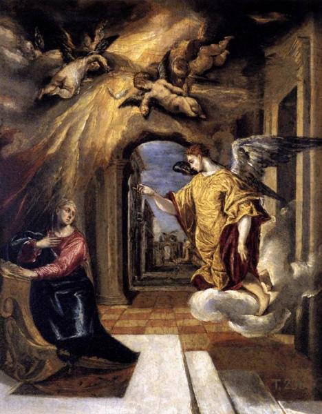 The Annunciation by El Greco