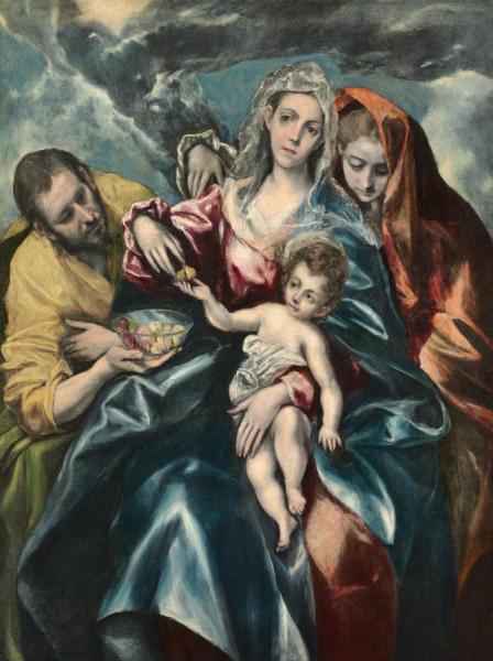 The Holy Family With St Mary Magdalen by El Greco Oil Painting Reproductions