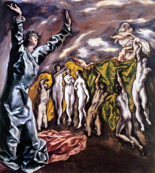The Opening Of The Fifth Seal (the Vision Of St John) by El Greco