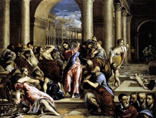 The Purification Of The Temple by El Greco Oil Painting Reproductions