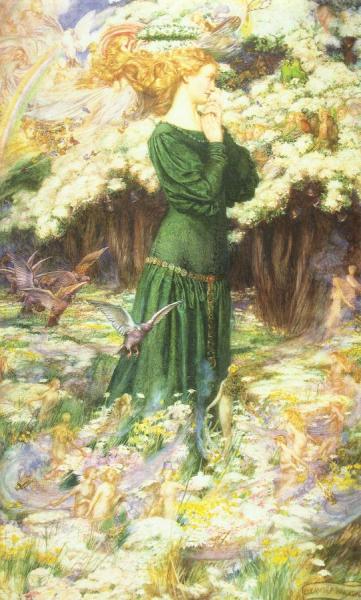 The Lovers' World by Eleanor Fortescue-brickdale Oil Painting Reproductions