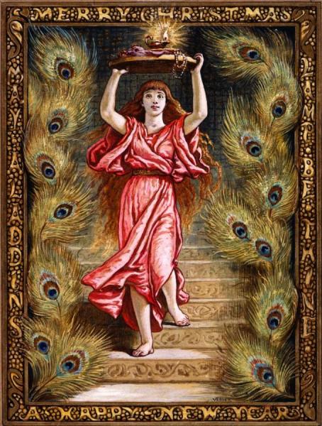 Aladdin's Lamp by Elihu Vedder Oil Painting Reproductions
