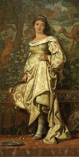 Dancing Girl by Elihu Vedder Oil Painting Reproductions