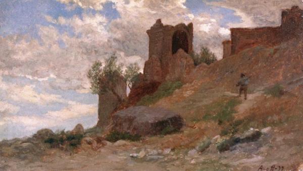 Mt. Colognola, Near Perugia by Elihu Vedder