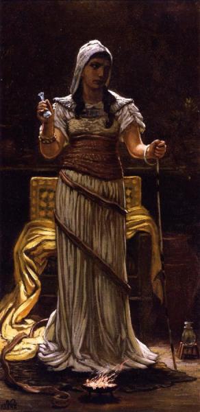 The Etruscan Sorceress by Elihu Vedder