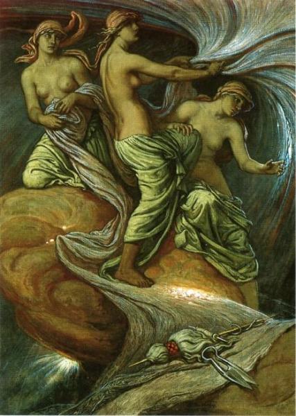 The Fates Gathering In The Stars by Elihu Vedder