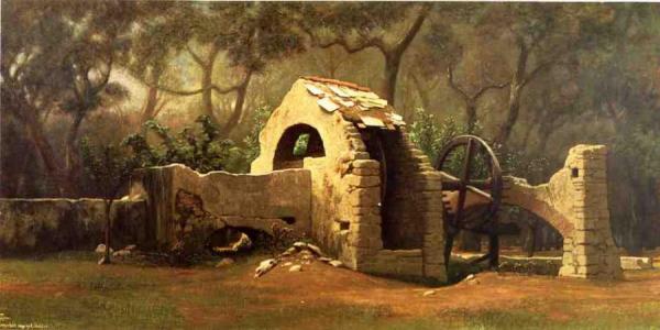 The Old Well, Bordighera by Elihu Vedder Oil Painting Reproductions