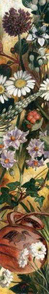 Wildflowers And Greek Vases by Elihu Vedder