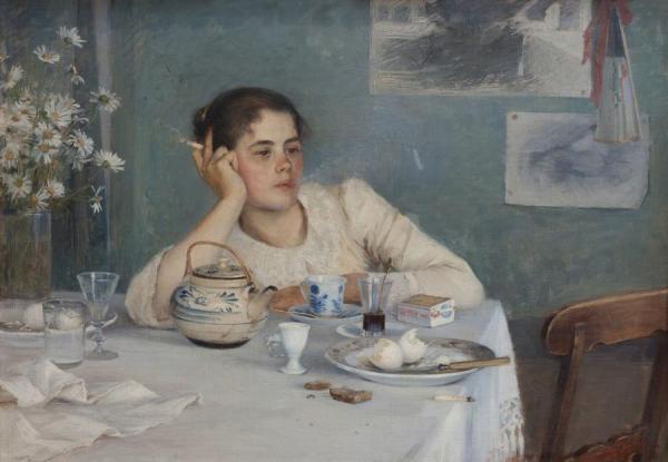 After Breakfast by Elin Kleopatra Danielson-gambogi