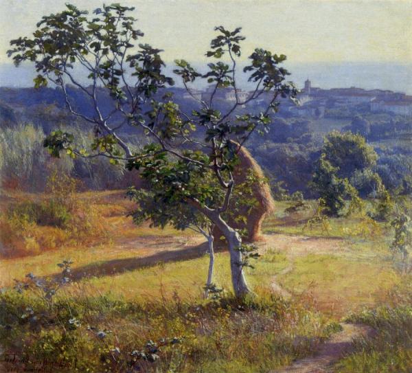 Antignano Outskirts by Elin Kleopatra Danielson-gambogi