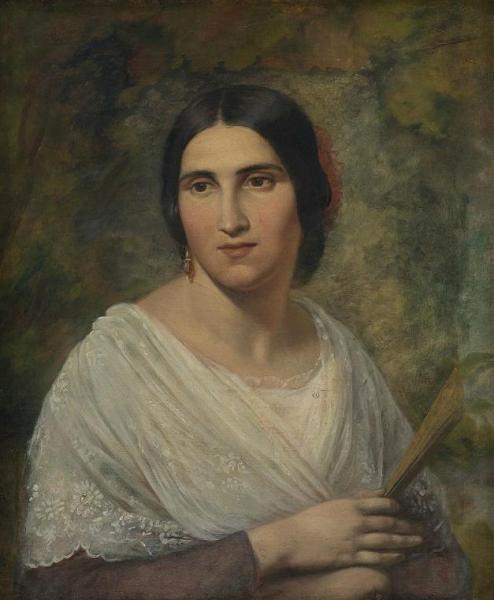Elisabeth Baumann Portait Of A Roman Woman