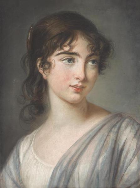 A Portrait Of Corisande De Gramont, Countess Of Tankerville by Elisabeth-louise Vigee Le Brun