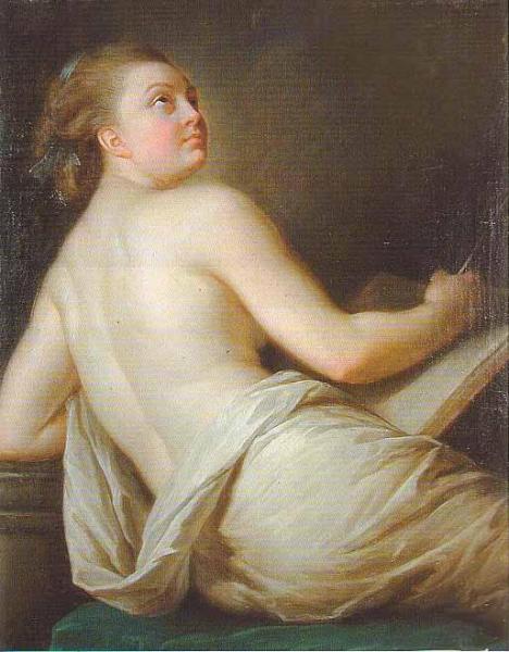 Allegory Of Poetry by Elisabeth-louise Vigee Le Brun