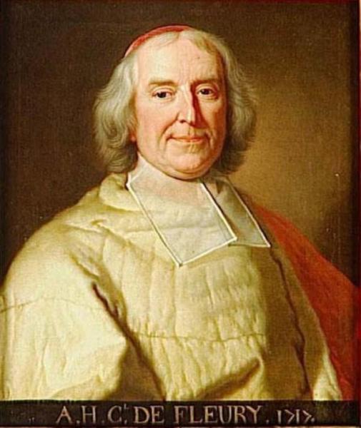 Cardinal André-hercule De Fleury by Elisabeth-louise Vigee Le Brun