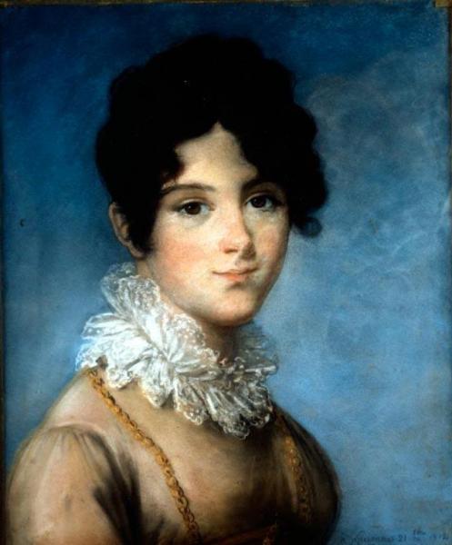 Caroline De Riviere by Elisabeth-louise Vigee Le Brun