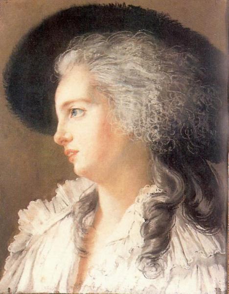 Duchess De Polignac by Elisabeth-louise Vigee Le Brun