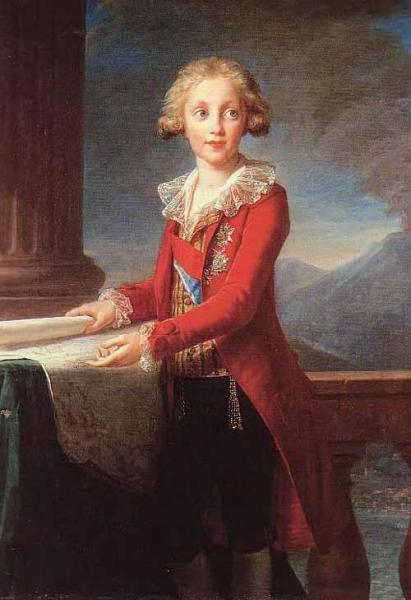 Francesco Di Borbone by Elisabeth-louise Vigee Le Brun