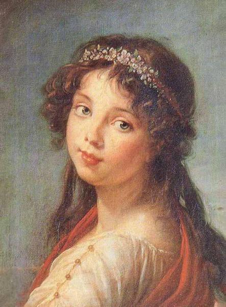 Julie Le Brun by Elisabeth-louise Vigee Le Brun