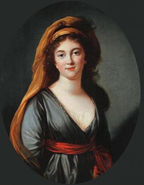 Katherine Friefrau Van Mayern by Elisabeth-louise Vigee Le Brun