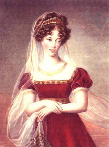 La Duchesse De Berry by Elisabeth-louise Vigee Le Brun