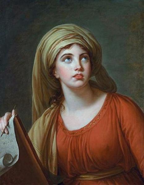 Lady Hamilton As The Persian Sibyl by Elisabeth-louise Vigee Le Brun