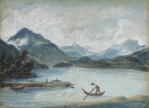 Landscape by Elisabeth-louise Vigee Le Brun