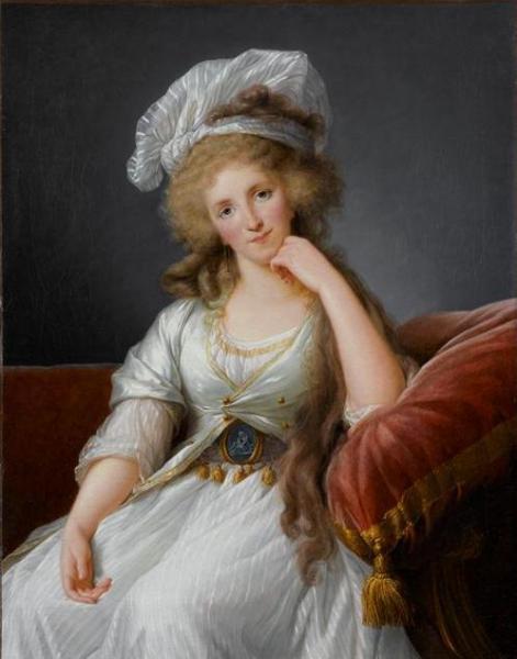 Luisa Maria Adelaida De Bourbon by Elisabeth-louise Vigee Le Brun