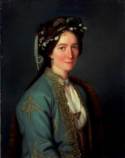 Madame Baudin by Elisabeth-louise Vigee Le Brun