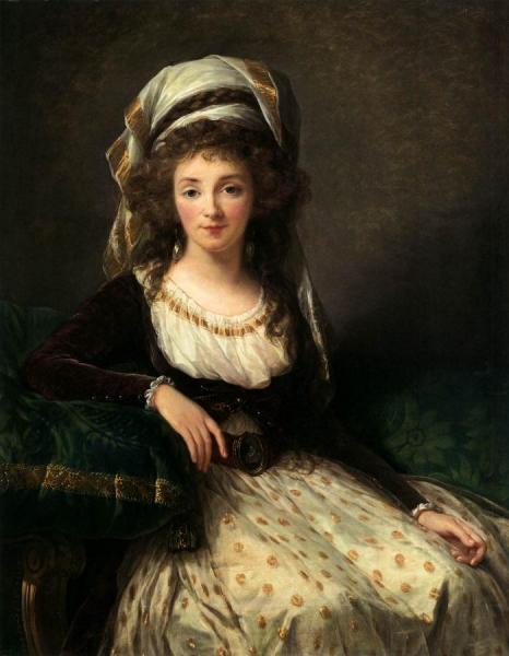 Madame D'aguesseau De Fresnes by Elisabeth-louise Vigee Le Brun