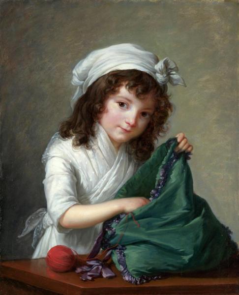 Mademoiselle Brongniart by Elisabeth-louise Vigee Le Brun