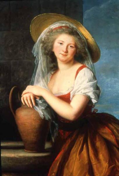 Marguerite Baudard De St. James, Marquise De Puysegur by Elisabeth-louise Vigee Le Brun