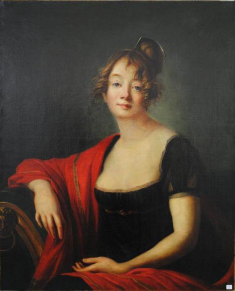 Maria Ivanovna Bilibina Nee Kusova by Elisabeth-louise Vigee Le Brun
