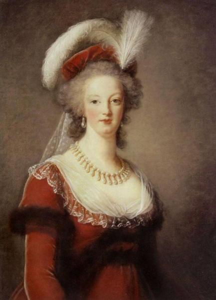 Marie Antoinette by Elisabeth-louise Vigee Le Brun