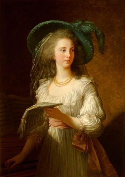 Martine-gabriel-yoland De Polastron, Duchess De Polignac by Elisabeth-louise Vigee Le Brun