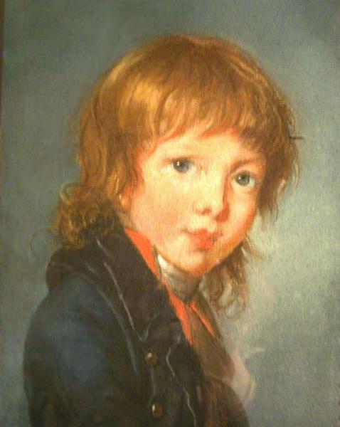 Portrait Of A Boy by Elisabeth-louise Vigee Le Brun