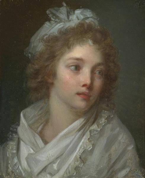 Portrait Of A Young Lady by Elisabeth-louise Vigee Le Brun