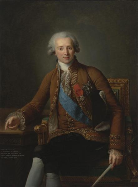 Portrait Of Comte De Vaudreuil by Elisabeth-louise Vigee Le Brun