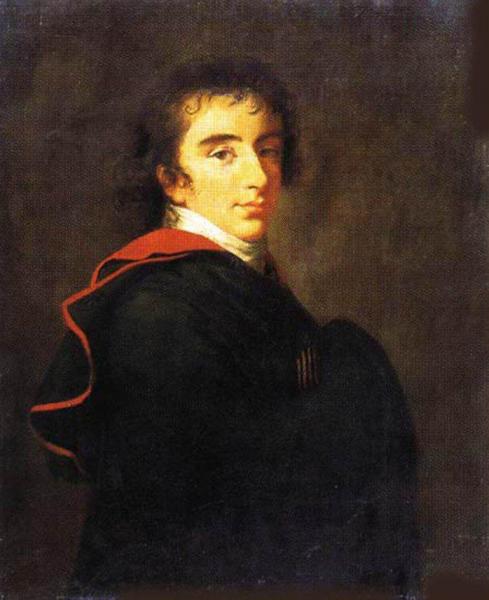 Portrait Of Count Pavel Shuvalov by Elisabeth-louise Vigee Le Brun